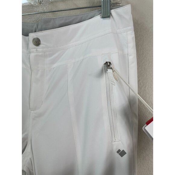 NEW Obermeyer Teen Girls XL Brooke White Snow Pants Ski Snowboard Insulated - Picture 2 of 14